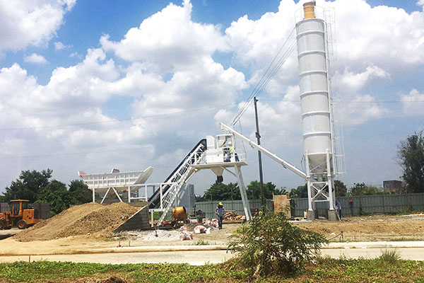 60m3 concrete batching plant