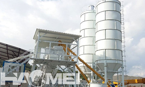 dry mix concrete batching plant