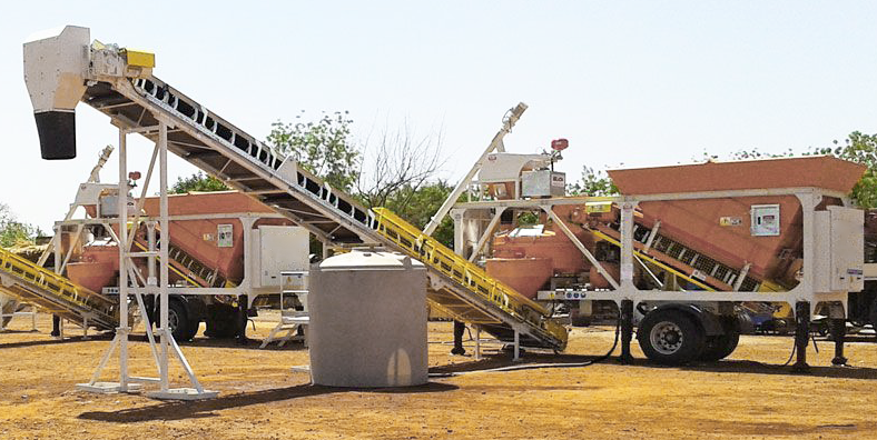 on site concrete batching plant